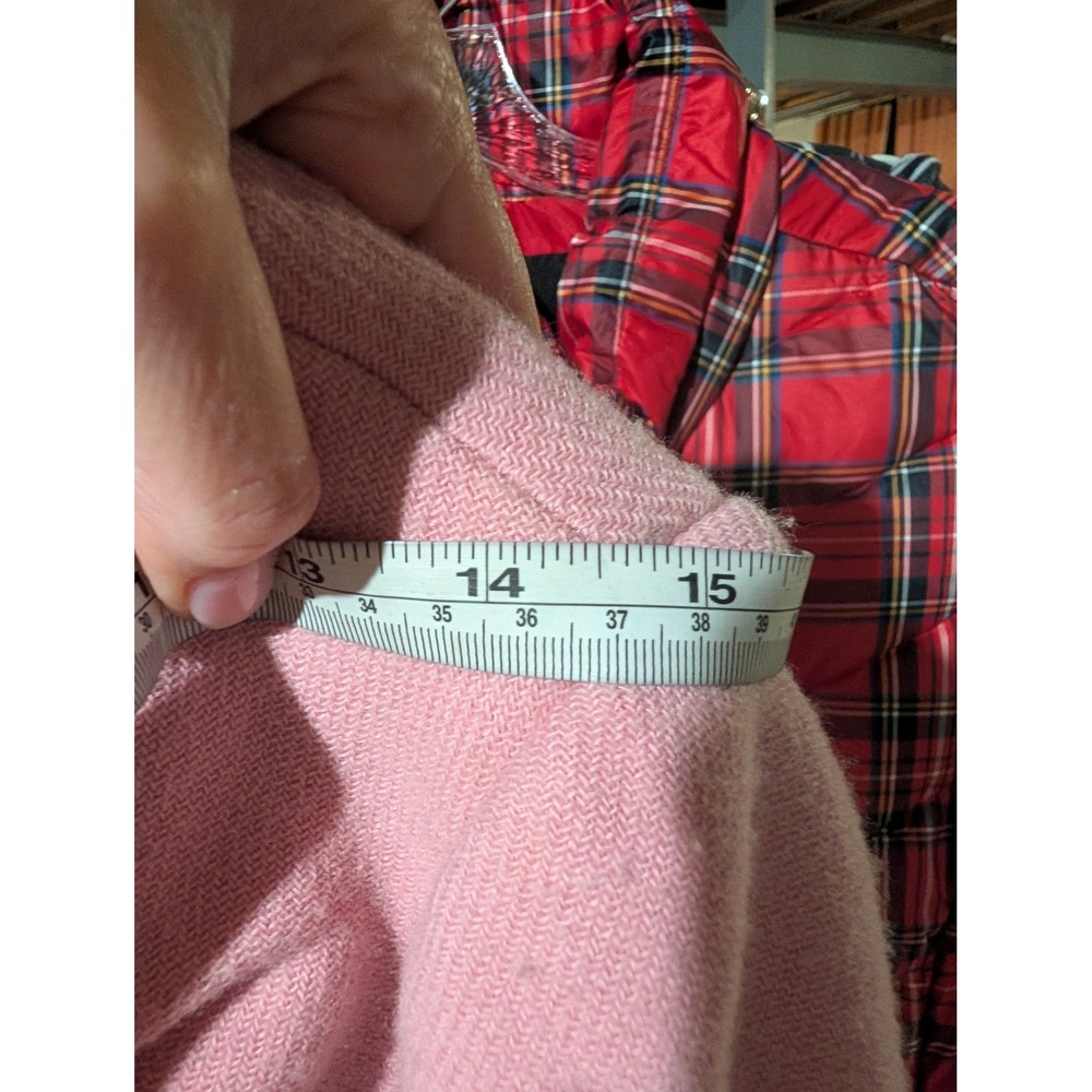Kate Spade Etta Walking Coat Wool Blend Bow Collar Pink 8 Coquette Preppy Mod - Picture 14 of 14
